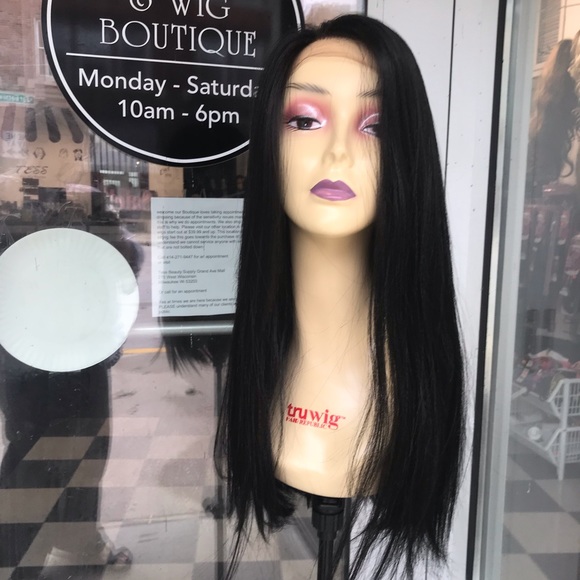Wig Long Black 13X6 Freeparting Swisslace New Wig